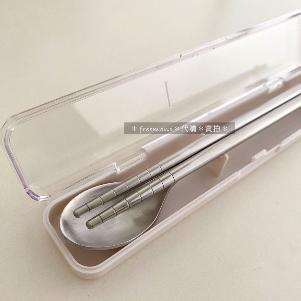 MUJI 無印良品 不鏽鋼攜帶餐具組（湯匙＋筷子）環保餐具組 餐具組-細節圖5
