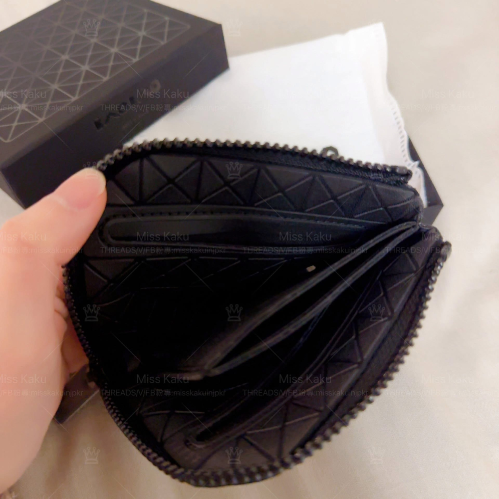 [現貨] 🖤全新三宅一生 BAOBAO ISSEY MIYAKE 方形拉鍊卡夾零錢包｜拉鍊錢包 AG331-細節圖7