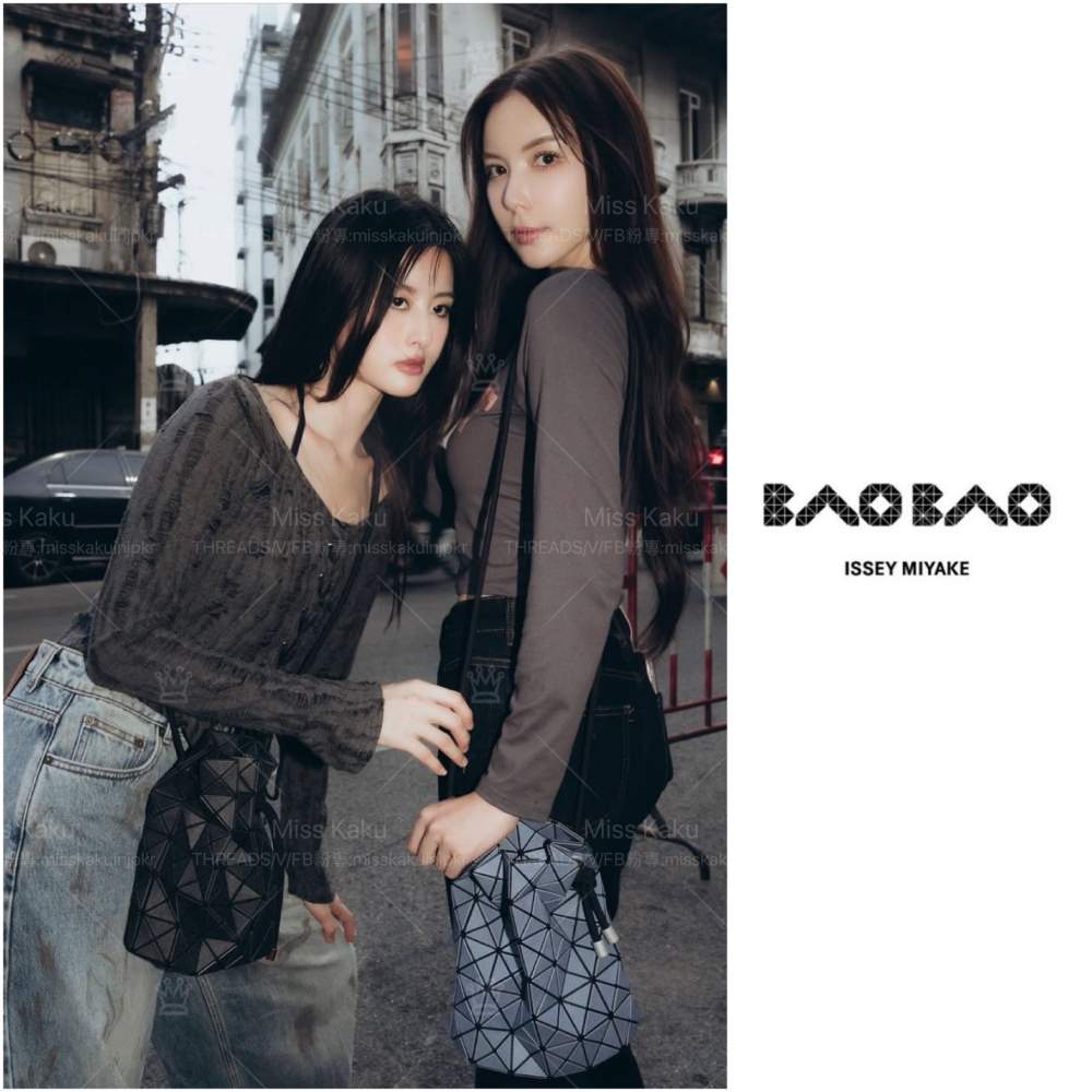 [現貨] 全新三宅一生 BAOBAO 牛仔水桶包 AG581｜三宅代購｜三宅包包代購｜牛仔系列水桶包🔜24小時內寄出-細節圖3