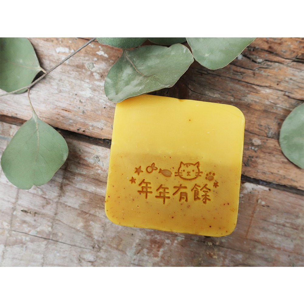 【皂章A71】年年有餘 (預購) 有喵有魚 年節皂章 壓克力章 手工皂章-細節圖3