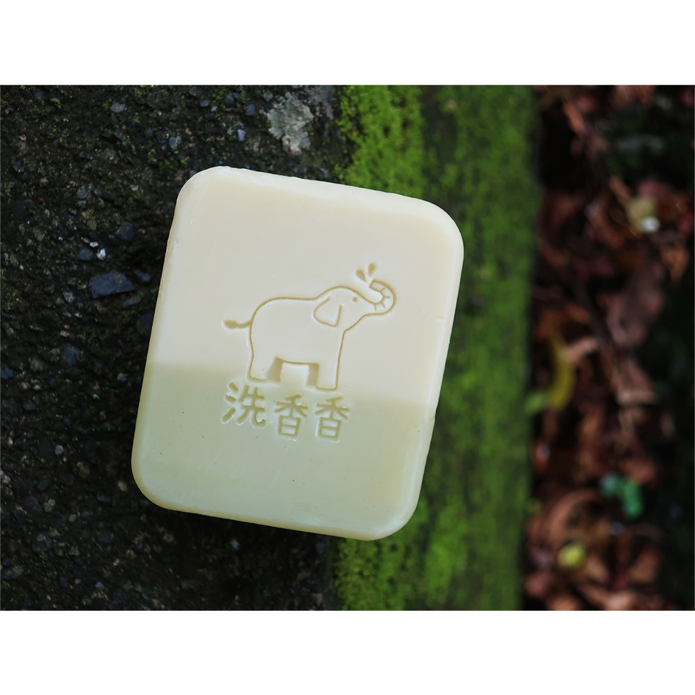 【皂章A108】大象愛洗澡 (預購) 洗香香皂章 壓克力 手工皂章-細節圖2