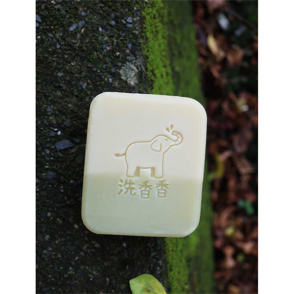 【皂章A108】大象愛洗澡 (預購) 洗香香皂章 壓克力 手工皂章-細節圖4