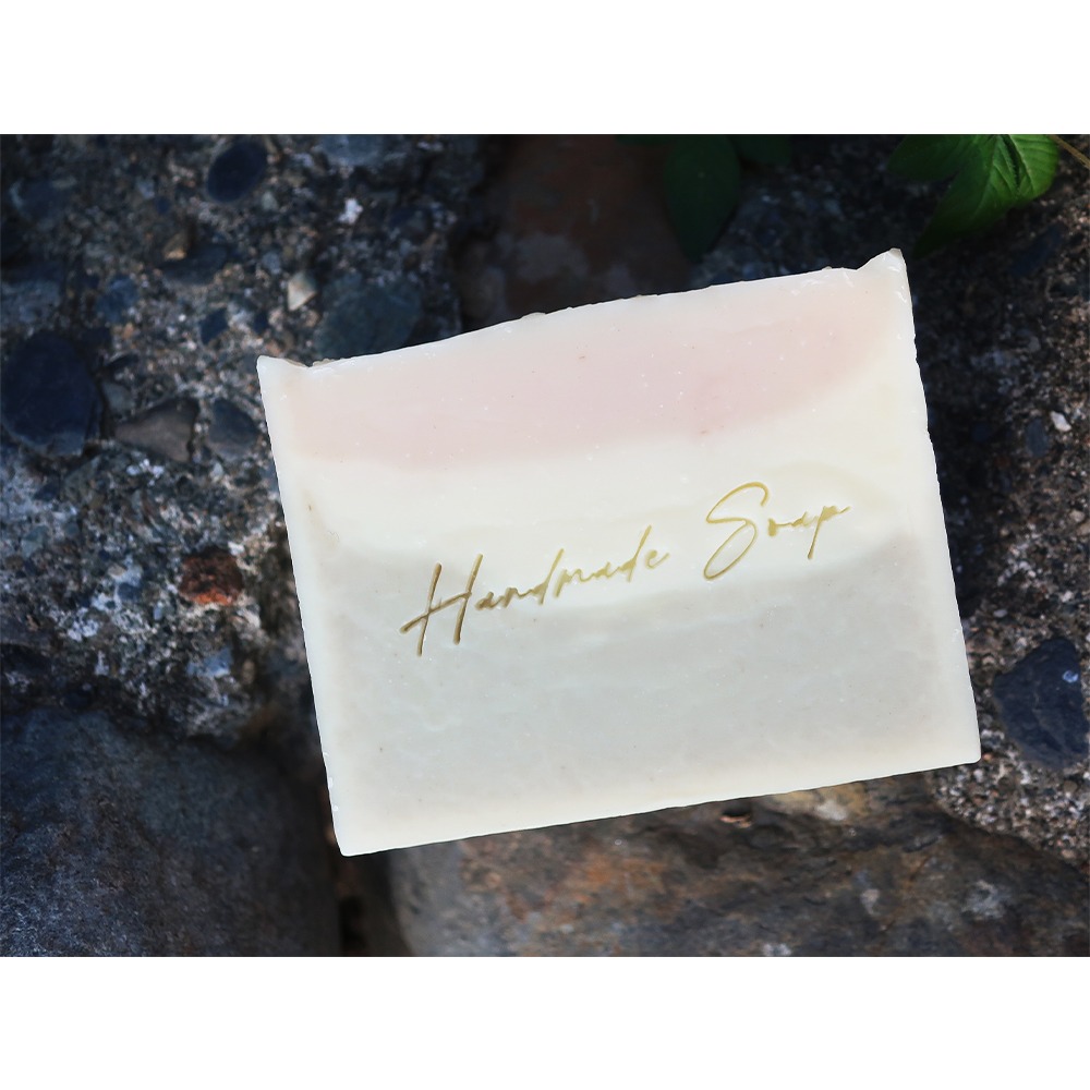 【皂章B48】文青 Handmade (預購) 手做肥皂 字章 壓克力章 手工皂章-細節圖2