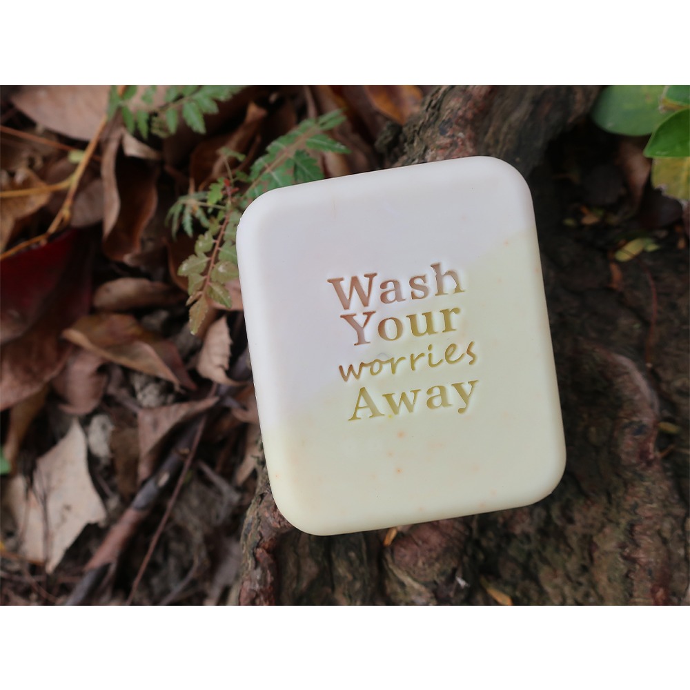 【皂章B67】洗去憂慮 (預購) Wash Your Worries Away 洗去你的憂慮 洗去煩惱 壓克力手工皂-細節圖2