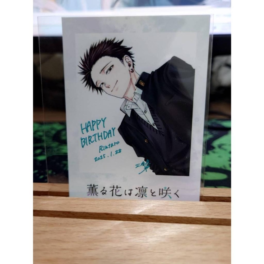 【全新現貨】日本 TSUTAYA IP書店 薰香花朵凛然綻放 拍立得小卡 花香書籤 明信片 和栗薰子 紬凜太郎 三香見坂-細節圖3