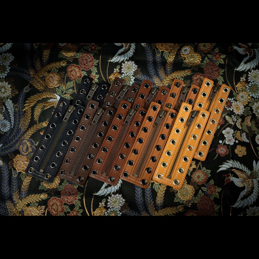 多色真皮拉鏈盤訂製 6孔 7孔 8孔 (自選搭配材料顏色)-細節圖9