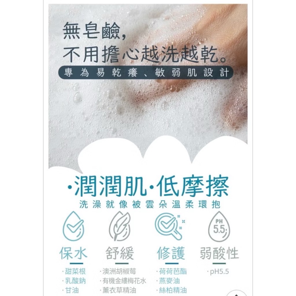 現貨 古寶無患子 燕麥胺基酸舒緩沐浴慕斯400g-細節圖6