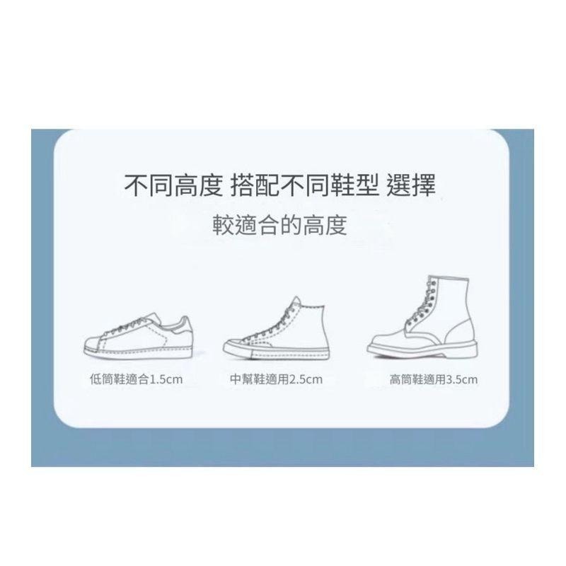 666 SHOP 「台灣現貨」半墊款35-45碼一雙裝鞋墊1.5cm2.5cm3.5cm足弓支撐不累增高鞋墊-細節圖3