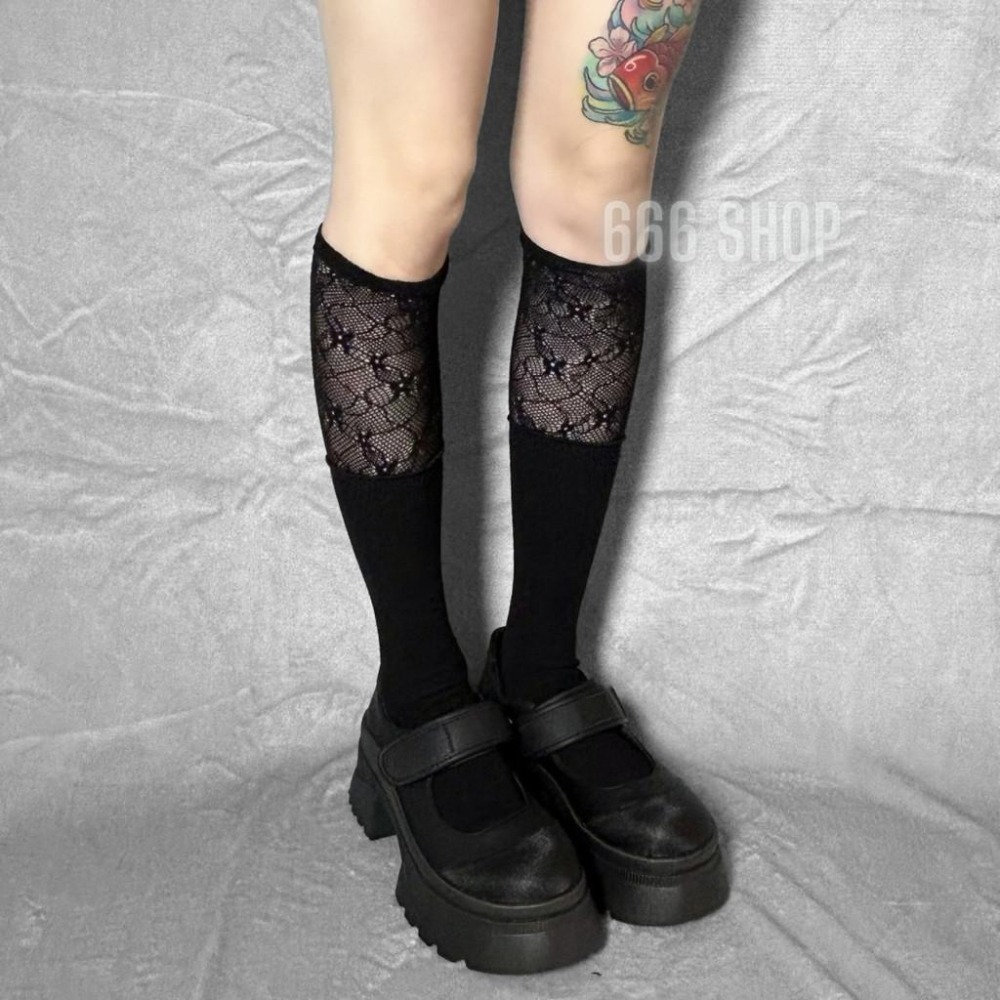 666 SHOP 「台灣現貨」35-40碼7cm增高韓系魔鬼氈甜妹JK瑪麗珍復古厚底小皮鞋-細節圖4