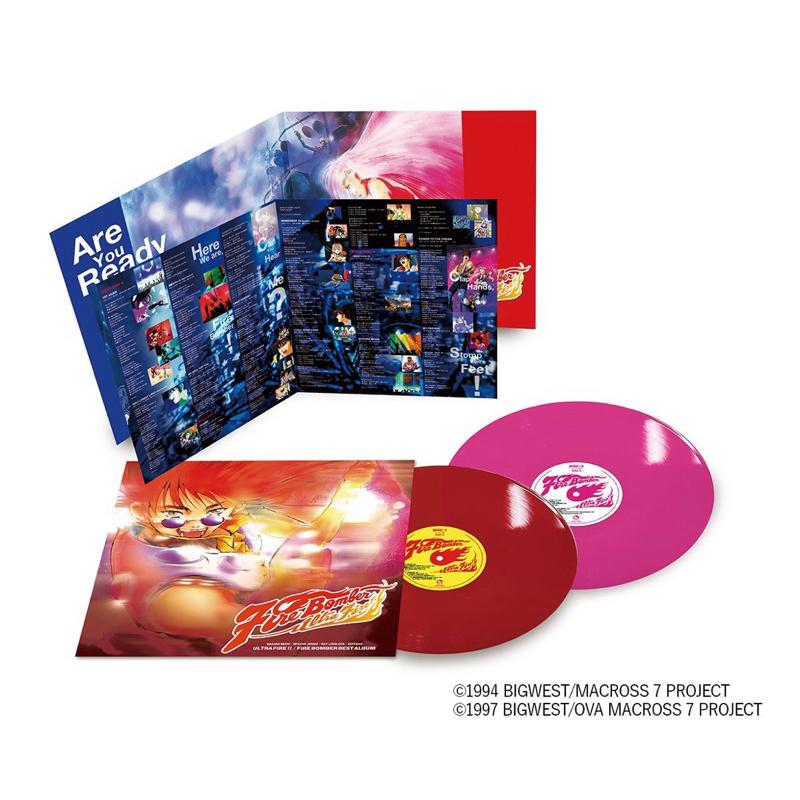 【日版黑膠】超時空要塞7限量彩膠 ULTRA FIRE!! FIRE BOMBER BEST ALBUM-細節圖2