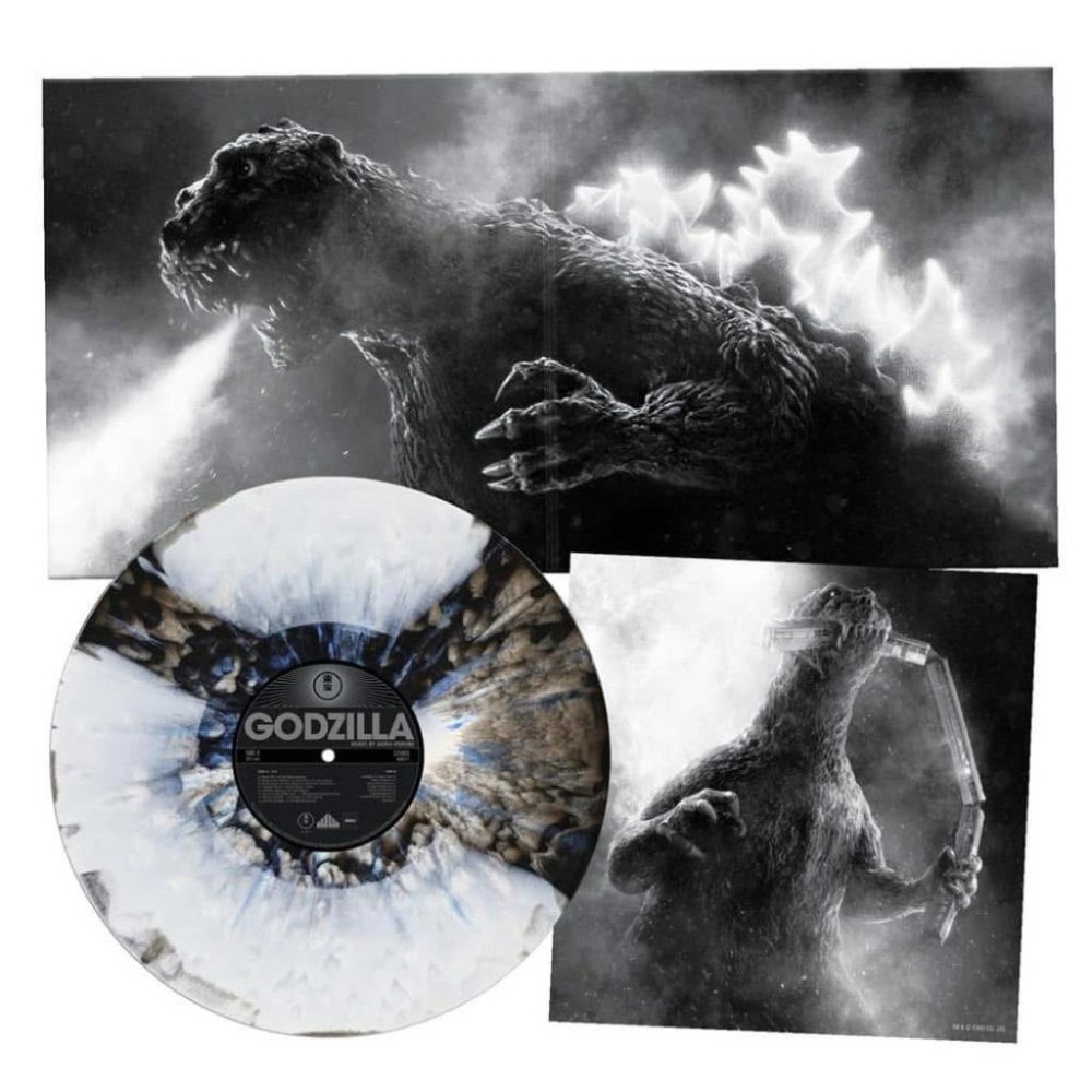 【黑膠】伊福部昭：哥吉拉七十週年紀念版 限量混色炫彩膠 GODZILLA-細節圖2