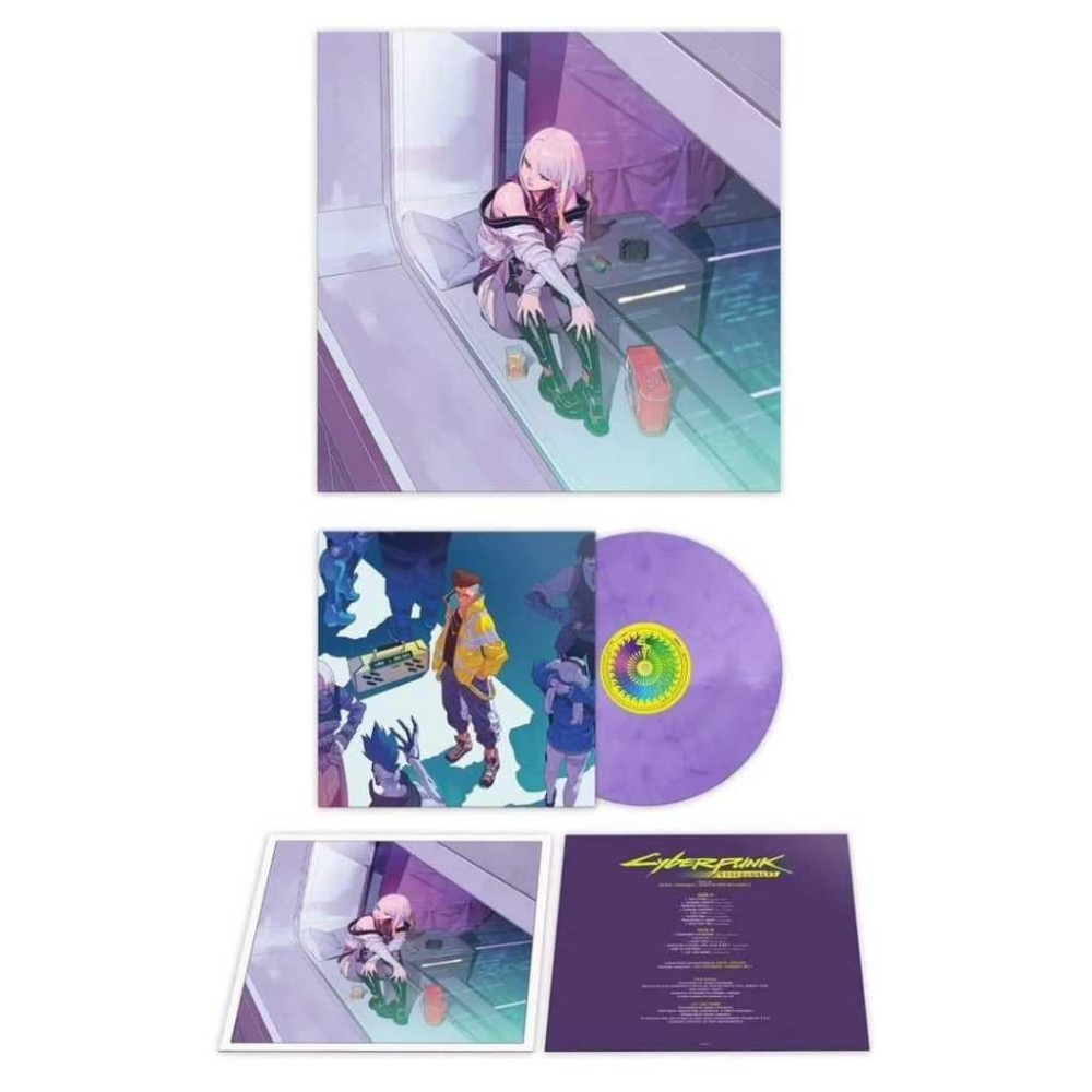 【黑膠】電馭叛客：邊緣行者原聲帶 CYBERPUNK: EDGERUNNERS  大理石紫色彩膠-細節圖2