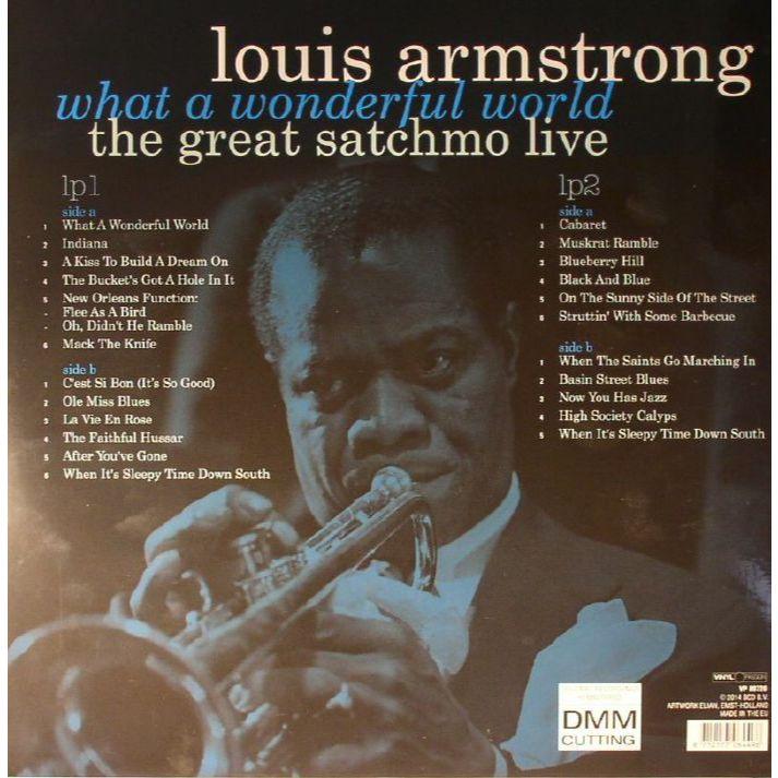 【絕版黑膠】Louis Armstrong《What A Wonderful World》限量彩膠 路易斯．阿姆斯壯現場-細節圖2