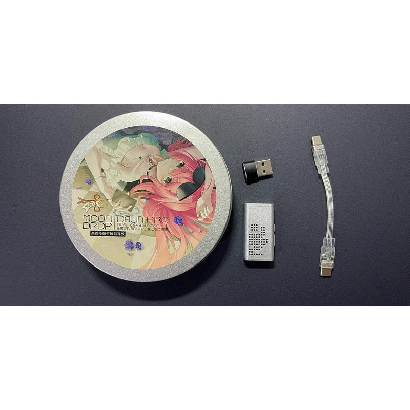 水月雨 MoonDrop 曉 PRO Dawn PRO 隨身hifi解碼耳放DAC轉3.5 / 4.4平衡 隨身DAC-細節圖4