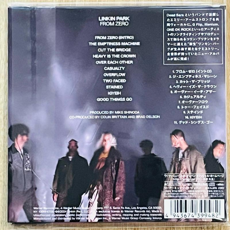 【日版CD】Linkin Park新專輯《From Zero》日本限定內含特典貼紙 聯合公園-細節圖2