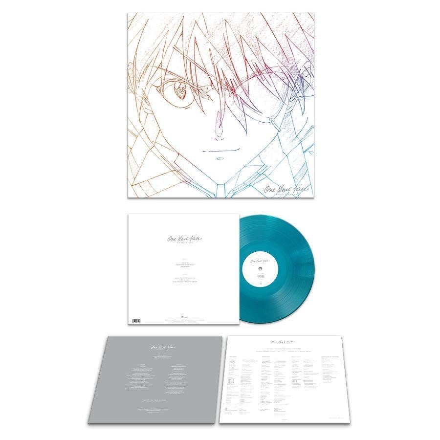 【黑膠】宇多田光《One Last Kiss》歐版限定透明藍膠 新世紀福音戰士 EVA 明日香-細節圖2
