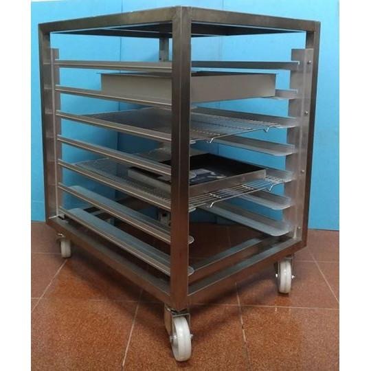 304不銹鋼 7層工作台車 烤盤車 出爐架 台車-細節圖2