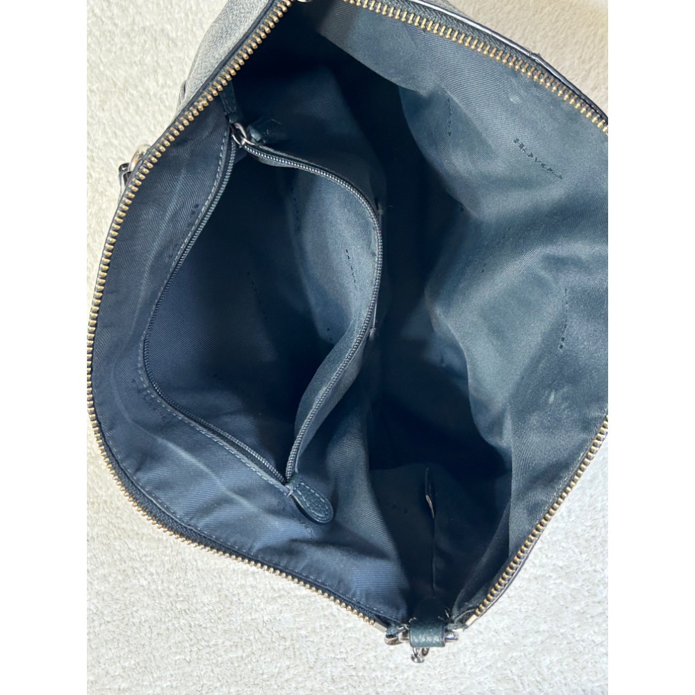 COACH 蔻馳 手提包 斜背2way 皮革 水餃包-細節圖4