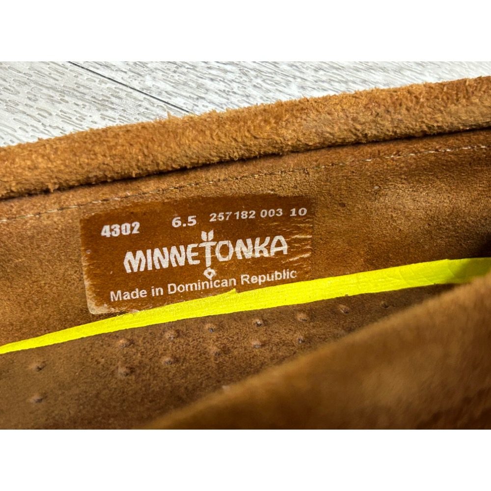 Minnetonka莫卡辛豆豆鞋 US6.5適23-23.5CM-細節圖11