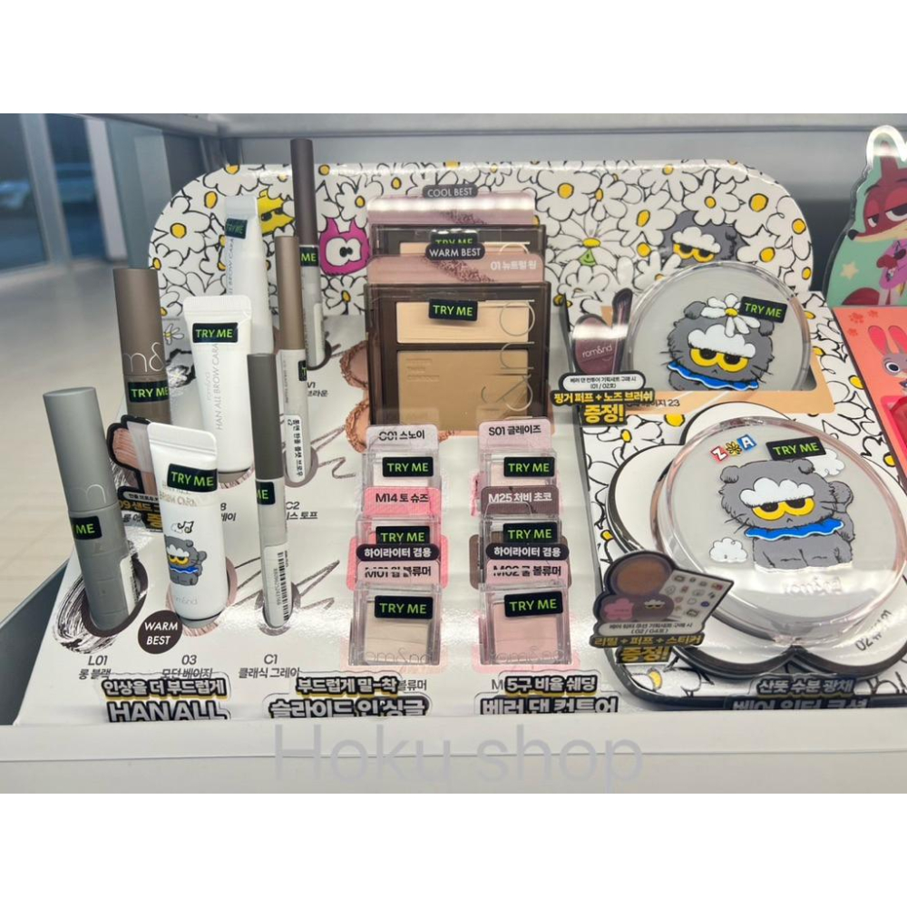 Rom&nd x Zoa 聯名彩妝 DIY唇釉 潤色護唇膏 頰彩球 氣墊粉餅-細節圖5