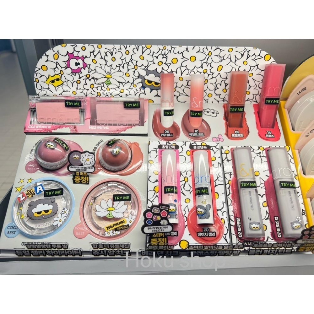 Rom&nd x Zoa 聯名彩妝 DIY唇釉 潤色護唇膏 頰彩球 氣墊粉餅-細節圖4