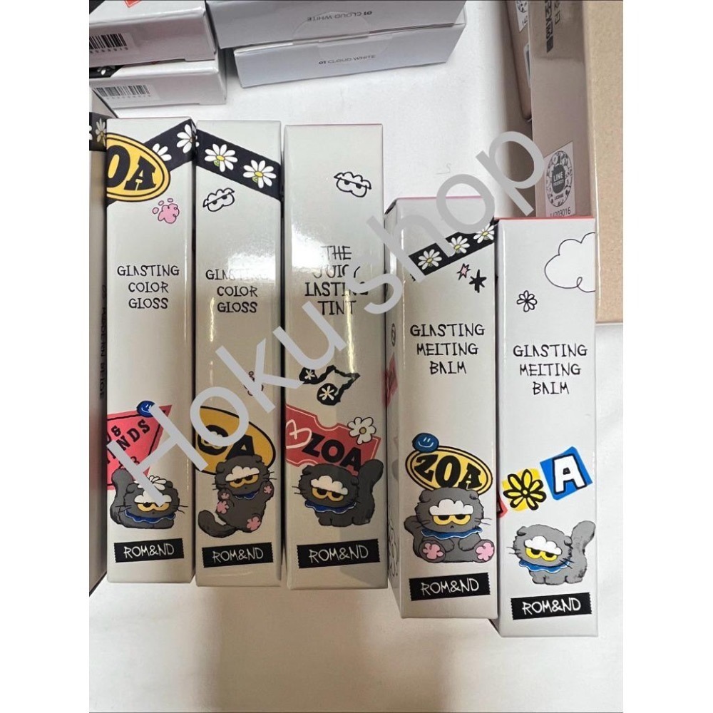 Rom&nd x Zoa 聯名彩妝 DIY唇釉 潤色護唇膏 頰彩球 氣墊粉餅-細節圖7