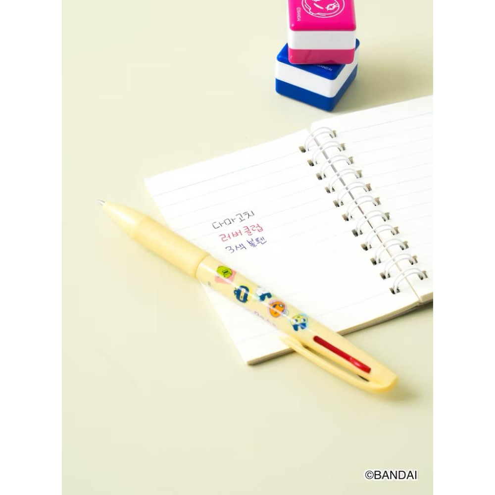 Tamagochi 塔麻可吉 印章 自動鉛筆 三色筆 現貨在台-細節圖6
