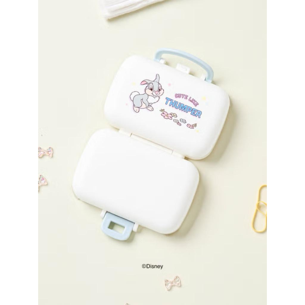 韓國🇰🇷大創 瑪麗貓 桑普兔 雙面分隔收納盒 瑪麗貓四格收納盒 飾品收納盒 小藥盒 可愛小物盒-細節圖4