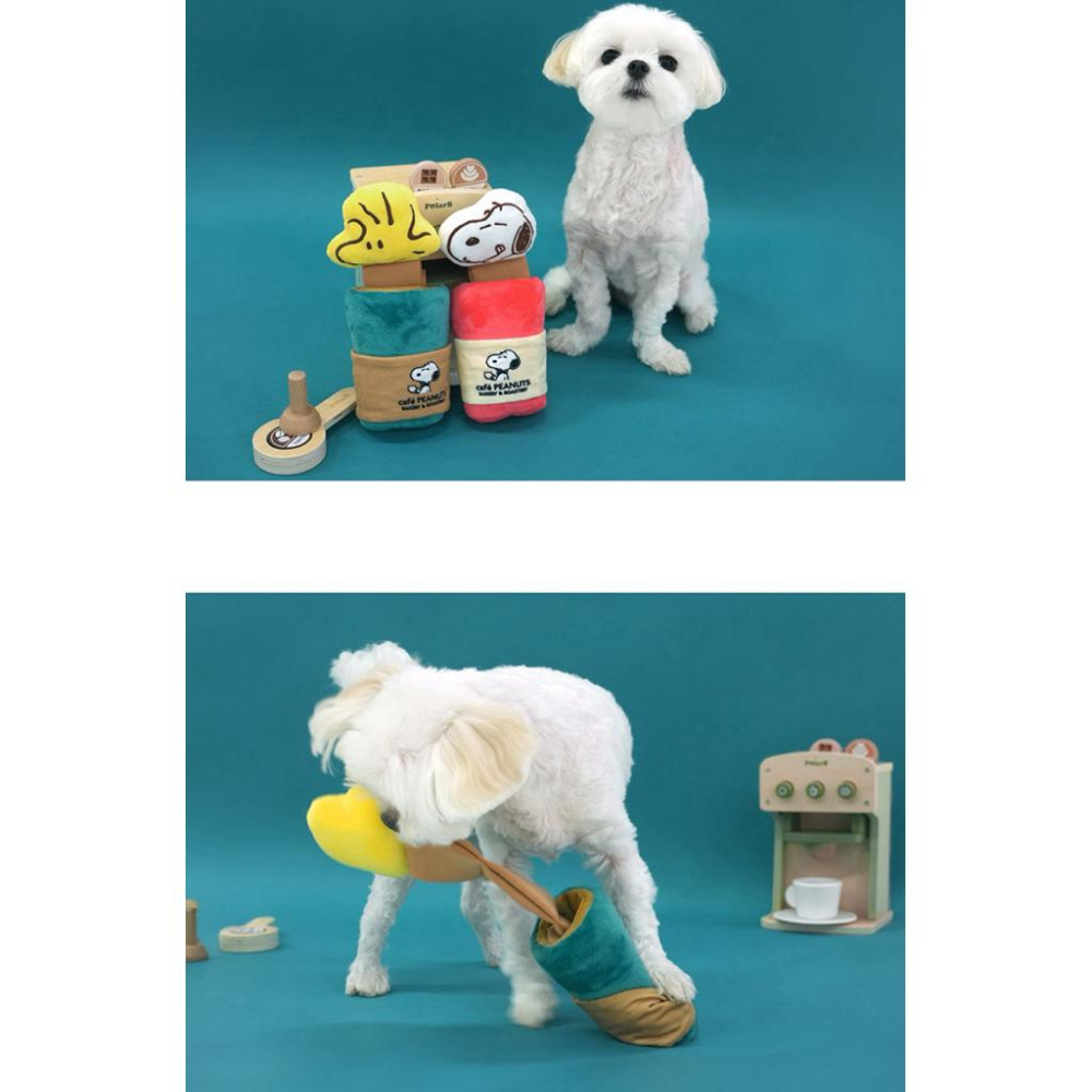 Snoopy史努比 咖啡藏食啾啾玩具 史努比法棍麵包🥖 粉色史努比咖啡 薄荷綠烏茲塔克咖啡-細節圖2