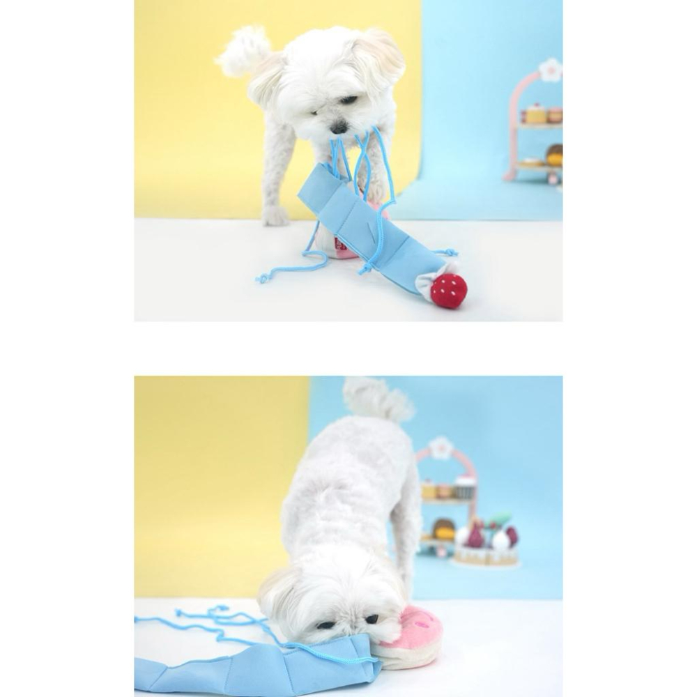 Snoopy 史努比甜甜圈🍩啾啾藏食玩具 粉色史努比 奶茶色查理布朗-細節圖5