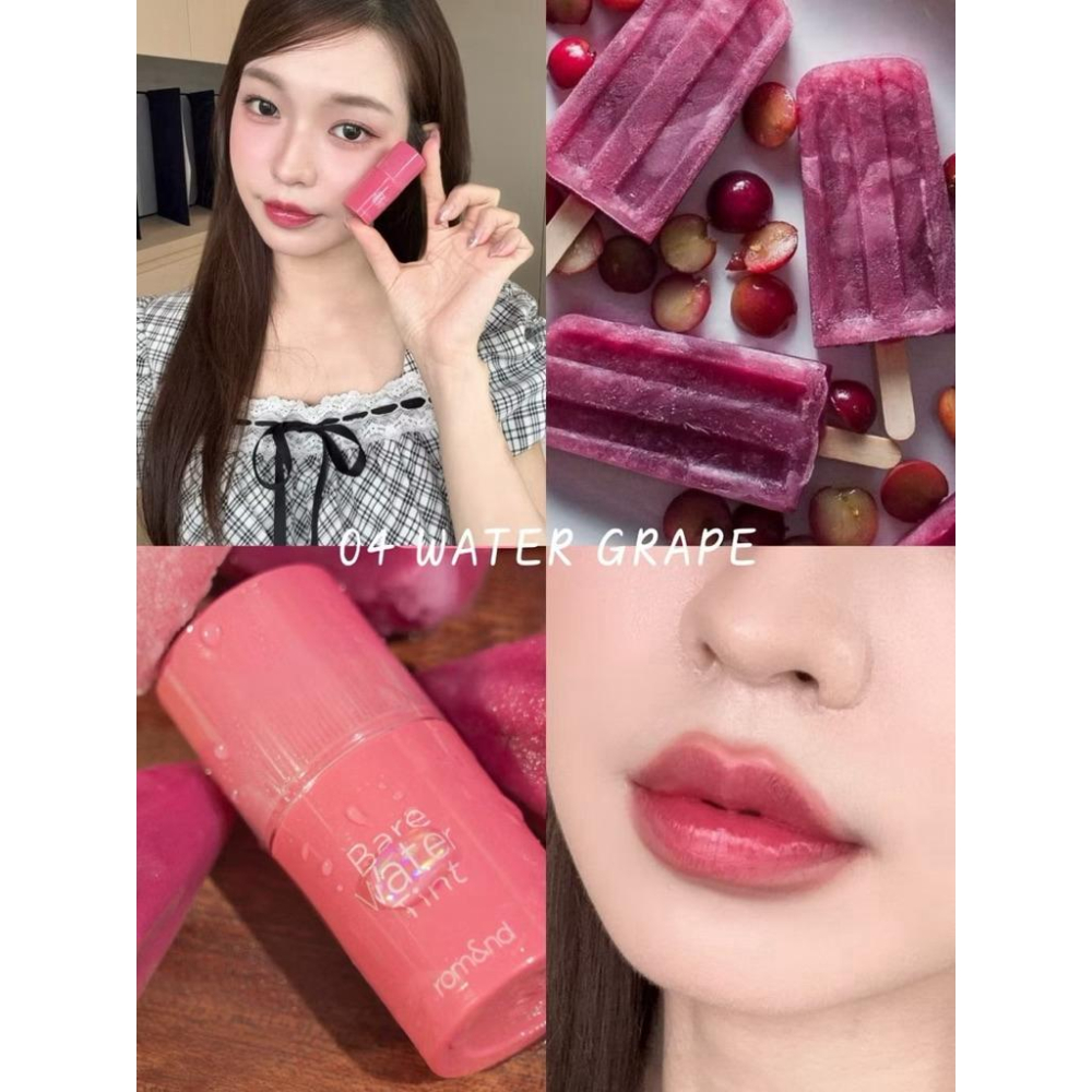 Rom&nd 四格眼影盤02色/Slide單色眼影S11色/腮紅B01色/Bare water tint03 04色-細節圖7