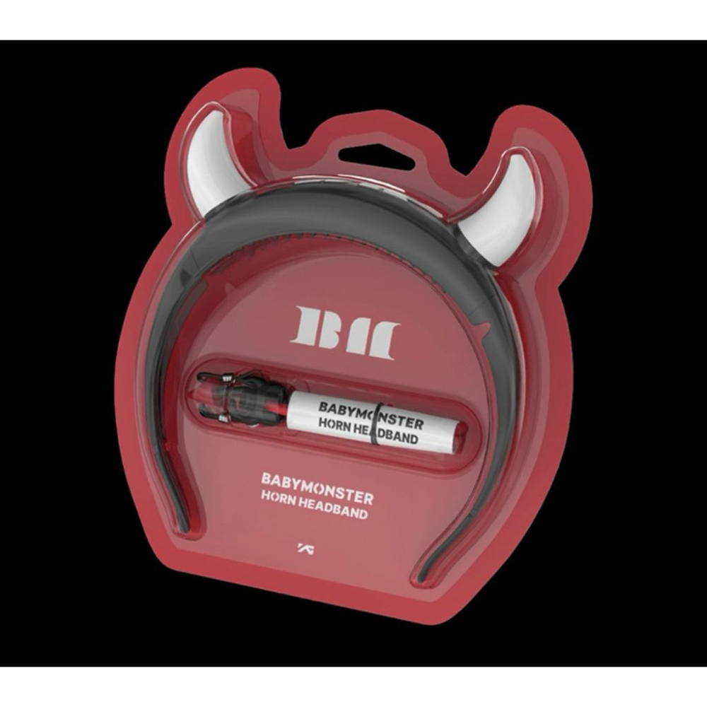 Babymonster 寶怪 小惡魔髮箍應援燈 黑色 紅色 現貨在台-細節圖4
