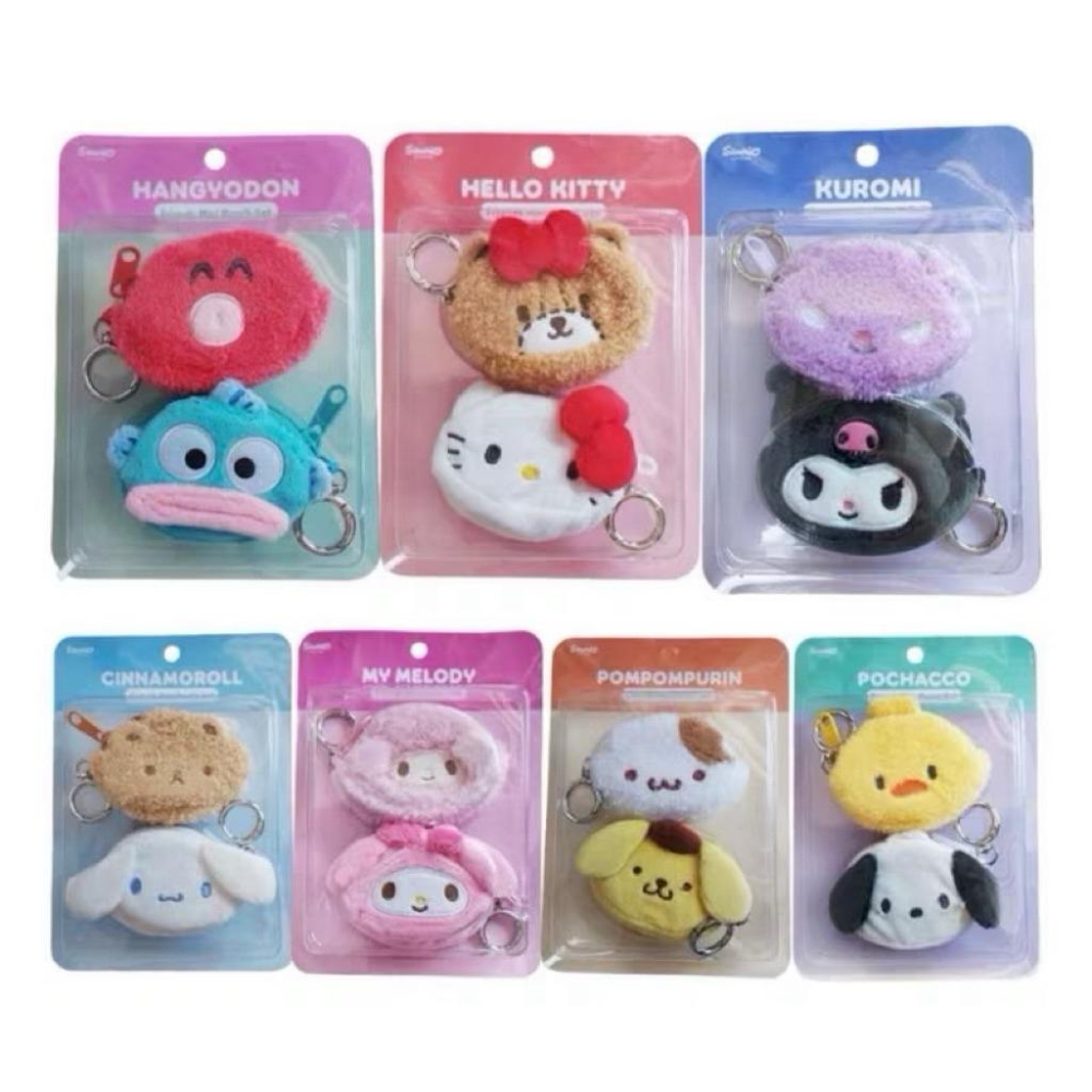 韓國🇰🇷 三麗鷗 零錢包 耳機包 吊飾 小錢包 庫洛米 大耳狗 醜魚漢頓-細節圖5