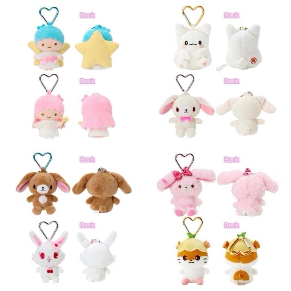 日本三麗鷗 愛心扣吊飾 三麗鷗家族 美樂蒂 醜魚漢頓 帕恰狗 大耳狗 Kiki Lala 彼安諾 花小兔-細節圖5