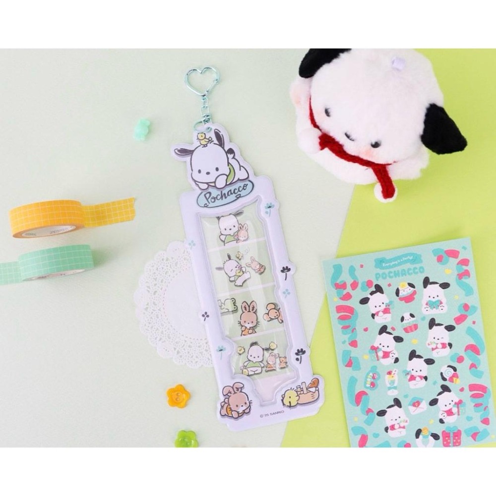 韓國🇰🇷三麗鷗 凱蒂貓 大耳狗 美樂蒂 庫洛米 人魚漢頓 人生四格照 卡套吊飾-細節圖4