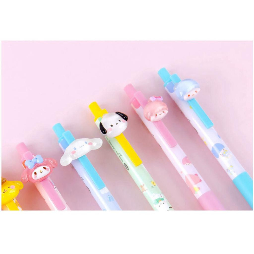 韓國🇰🇷三麗鷗 原子筆 半透明公仔 0.5mm黑筆 可隨機出貨也可挑款 現貨🔥-細節圖7