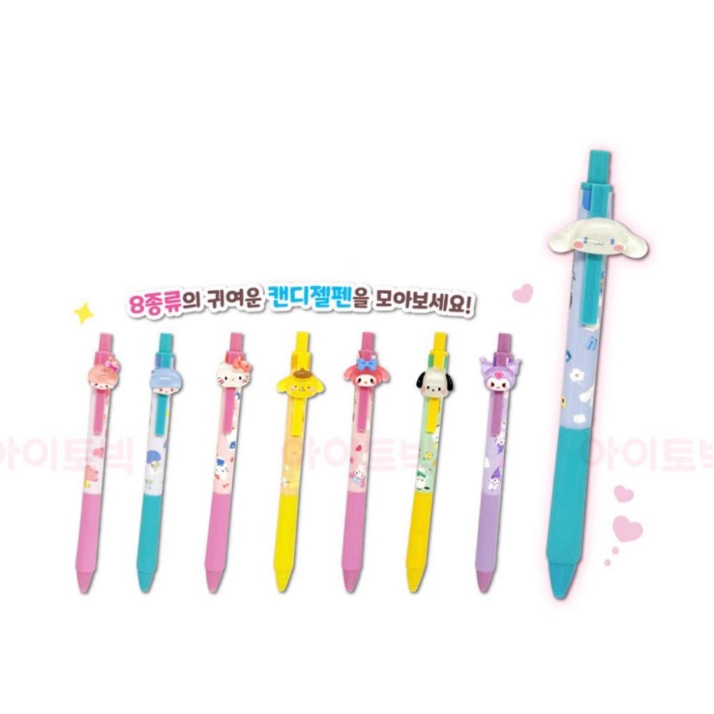 韓國🇰🇷三麗鷗 原子筆 半透明公仔 0.5mm黑筆 可隨機出貨也可挑款 現貨🔥-細節圖4