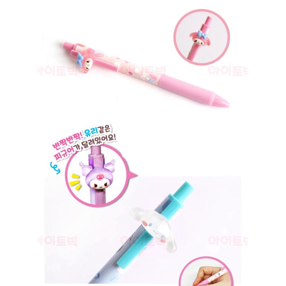 韓國🇰🇷三麗鷗 原子筆 半透明公仔 0.5mm黑筆 可隨機出貨也可挑款 現貨🔥-細節圖5