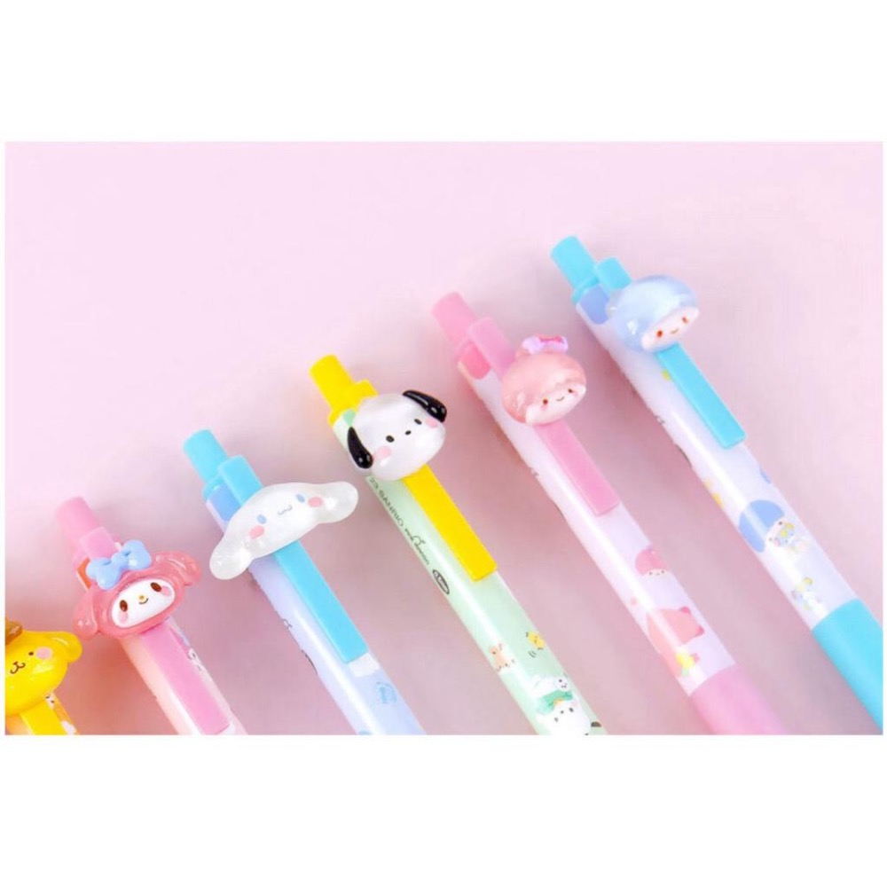 韓國🇰🇷三麗鷗 原子筆 半透明公仔 0.5mm黑筆 可隨機出貨也可挑款 現貨🔥-細節圖7
