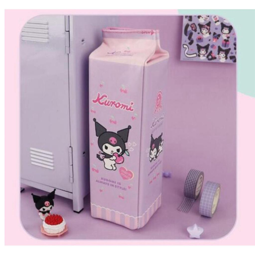 韓國🇰🇷 三麗鷗 牛奶盒造型筆袋 化妝包 收納包 庫洛米 大耳狗 帕恰狗-細節圖8