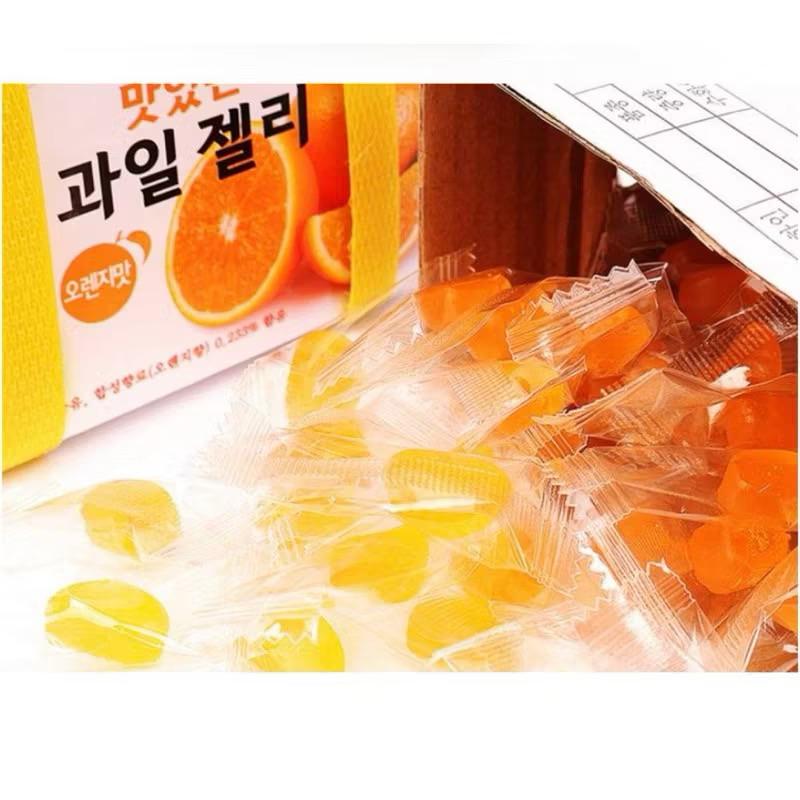 韓國🇰🇷水果箱造型軟糖 青蘋果🍏口味 橘子🍊口味 現貨-細節圖4