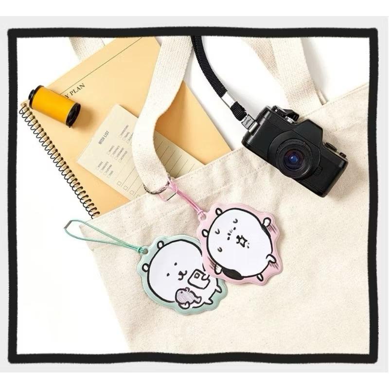 韓國🇰🇷自嘲熊 行李吊牌 行李掛牌 粉色趕時間 黃色幸福 綠色開心-細節圖5