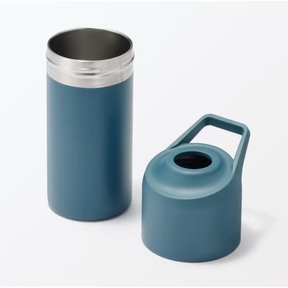 日本🇯🇵無印良品 寶特瓶不鏽鋼保冷杯 保冷瓶 無印 MUJI 寶特瓶保冷杯 白色現貨-細節圖7
