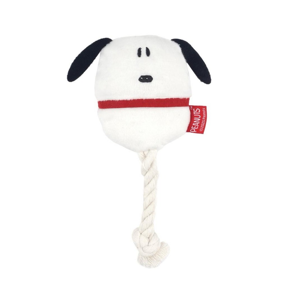 韓國🇰🇷Parisdog Snoopy peanuts寵物蛋型啾啾結繩拉扯玩具 查理布朗 史努比-細節圖5