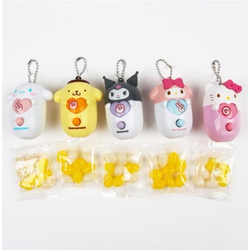 韓國🇰🇷三麗鷗 趣味剪刀石頭布吊飾小玩具 庫洛米 凱蒂貓 美樂蒂 布丁狗 大耳狗-細節圖3