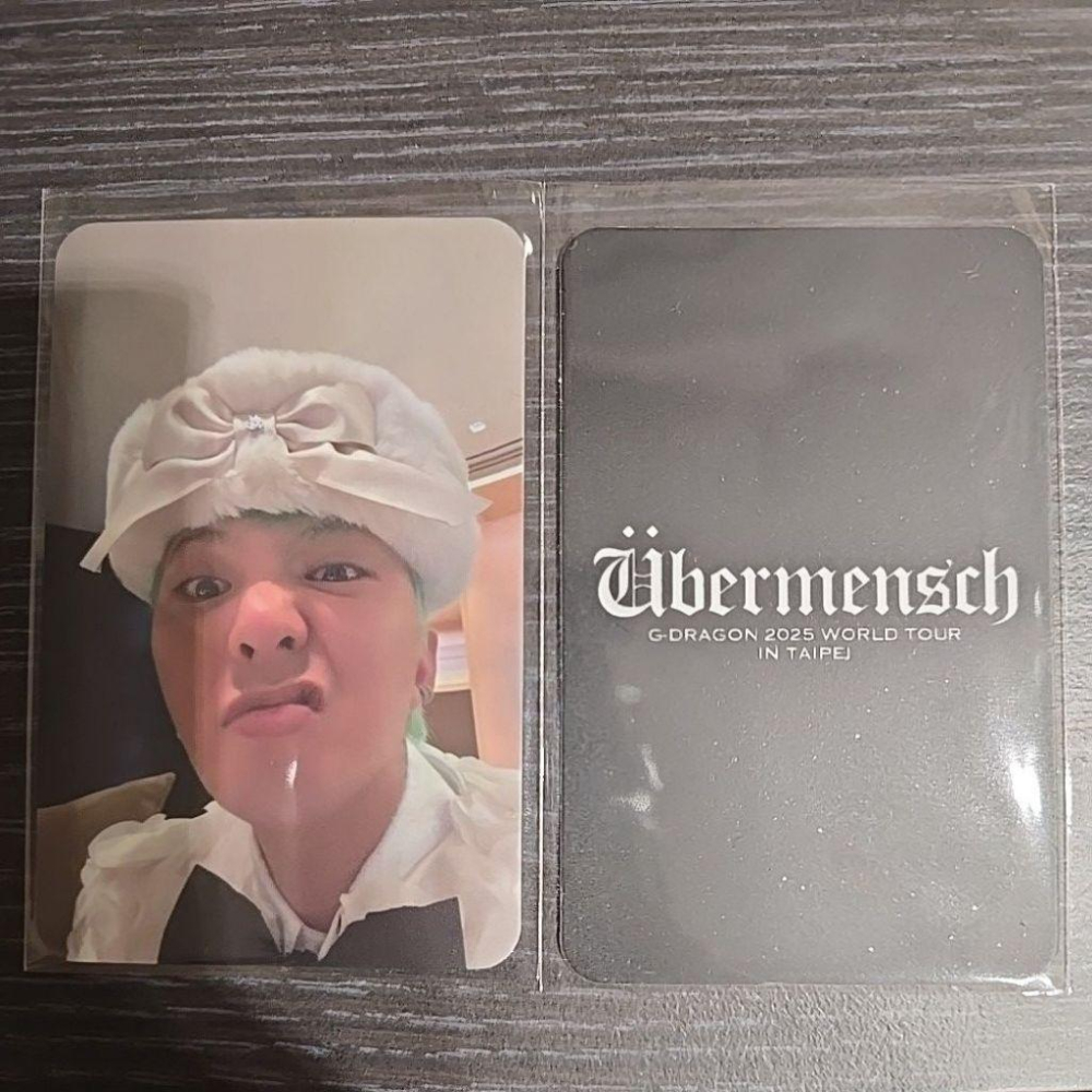 GD權志龍演唱會 小卡 專輯小卡 展覽滿額小卡 展覽入場透卡-細節圖5