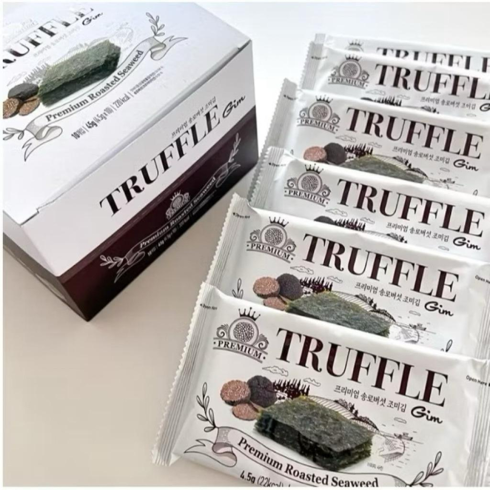 韓國🇰🇷Truffle 珍島松露海苔片 4.5g x10包 也有單包販售-細節圖2