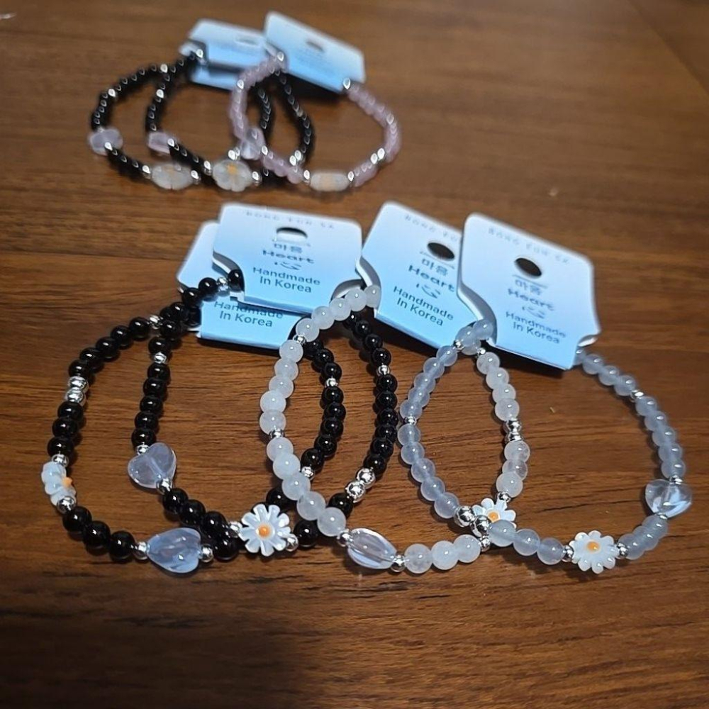 韓國🇰🇷奉恩寺 心願手環 手工手環 手工戒指環 雛菊🌼手環 GD風手環 現貨🔥-細節圖7