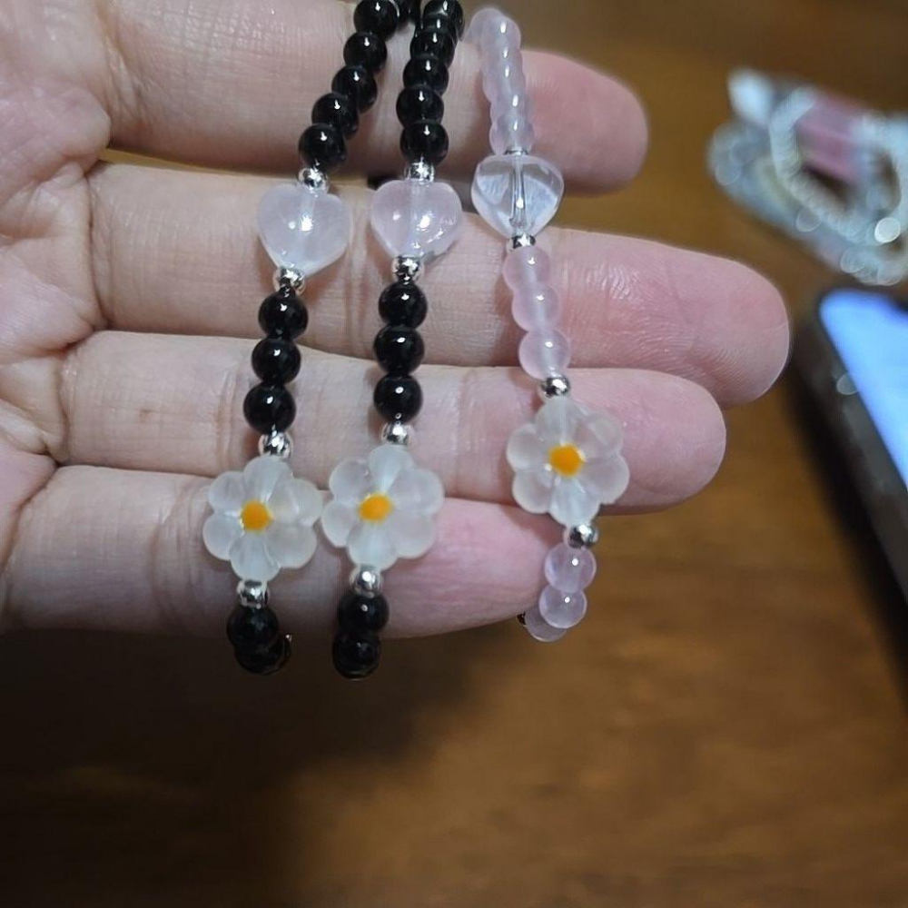 韓國🇰🇷奉恩寺 心願手環 手工手環 手工戒指環 雛菊🌼手環 GD風手環 現貨🔥-細節圖8