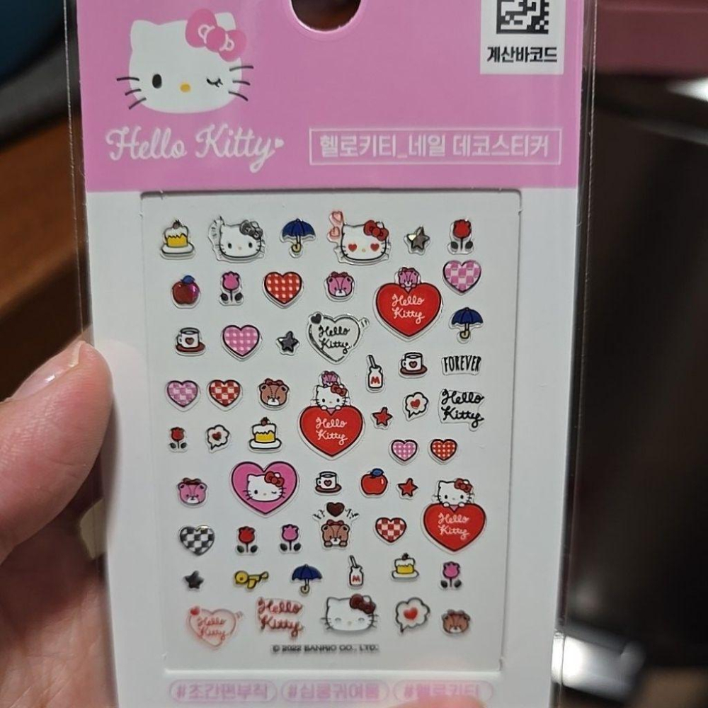 韓國🇰🇷大創凱蒂貓 美樂蒂 指甲貼 紙膠帶 迴紋針📎 現貨🔥-細節圖6